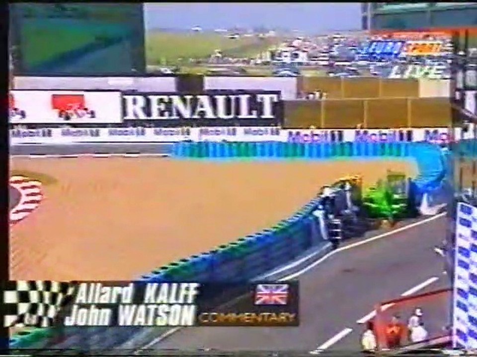 Formula-1 1994 R07 French Grand Prix - Sunday Warm Up (Eurosport)