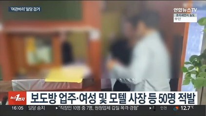 모텔방 빌려 성매매 알선한 일당 적발…150억원 챙겨