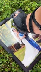 Queima vestido de casamento após divórcio e ‘incendeia’ redes sociais