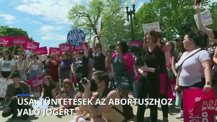 Amerika-szerte tüntetnek az abortuszhoz való jogért