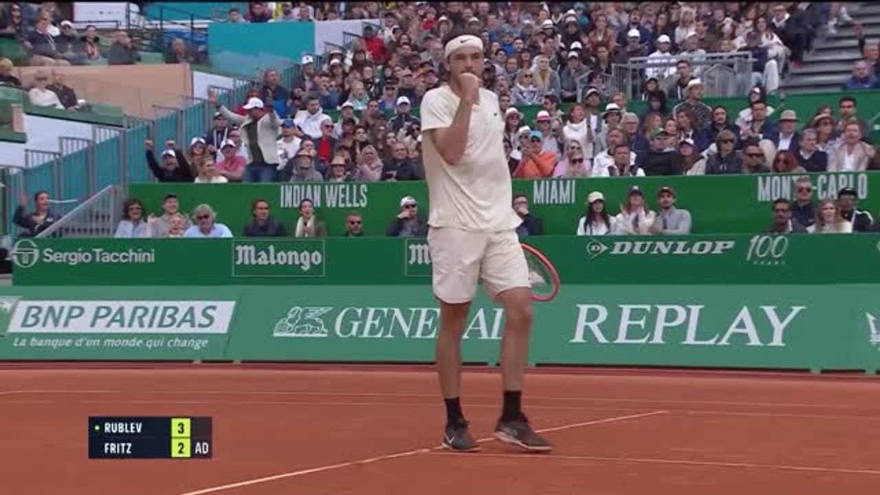 Highlights: Rublev im Monte-Carlo-Finale