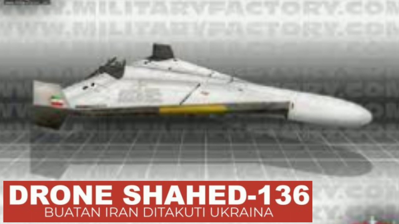 Drone Iran Shahed-136 Ditakuti Ukraina setelah Jatuhkan MiG-29 di ganti Rusia dengan nama Geranium
