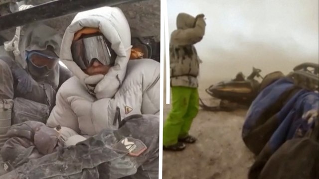 «Les roches nous tombaient sur la tête» : des explorateurs pris au piège par l’éruption d’un volcan