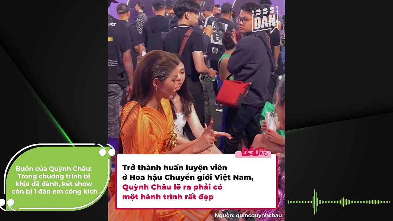 Buồn của Quỳnh Châu: Trong chương trình bị khịa đã đành, kết show còn bị 1 đàn em công kích | Điện Ảnh Net