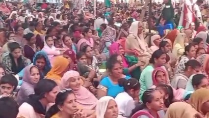 श्रीगंगानगर: डेरा के महायोजन में उमड़े हजारों समर्थक, देखिए ख़बर