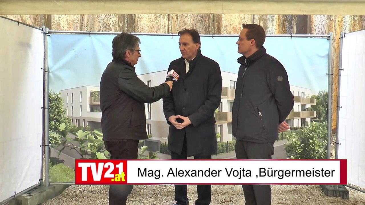 Gerasdorf   Grundsteinlegung in der Süßenbrunnerstrasse