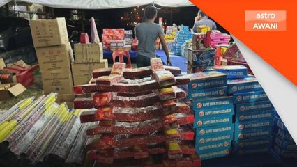 120 individu ditahan, RM3.3 juta bunga api mercun dirampas - PDRM