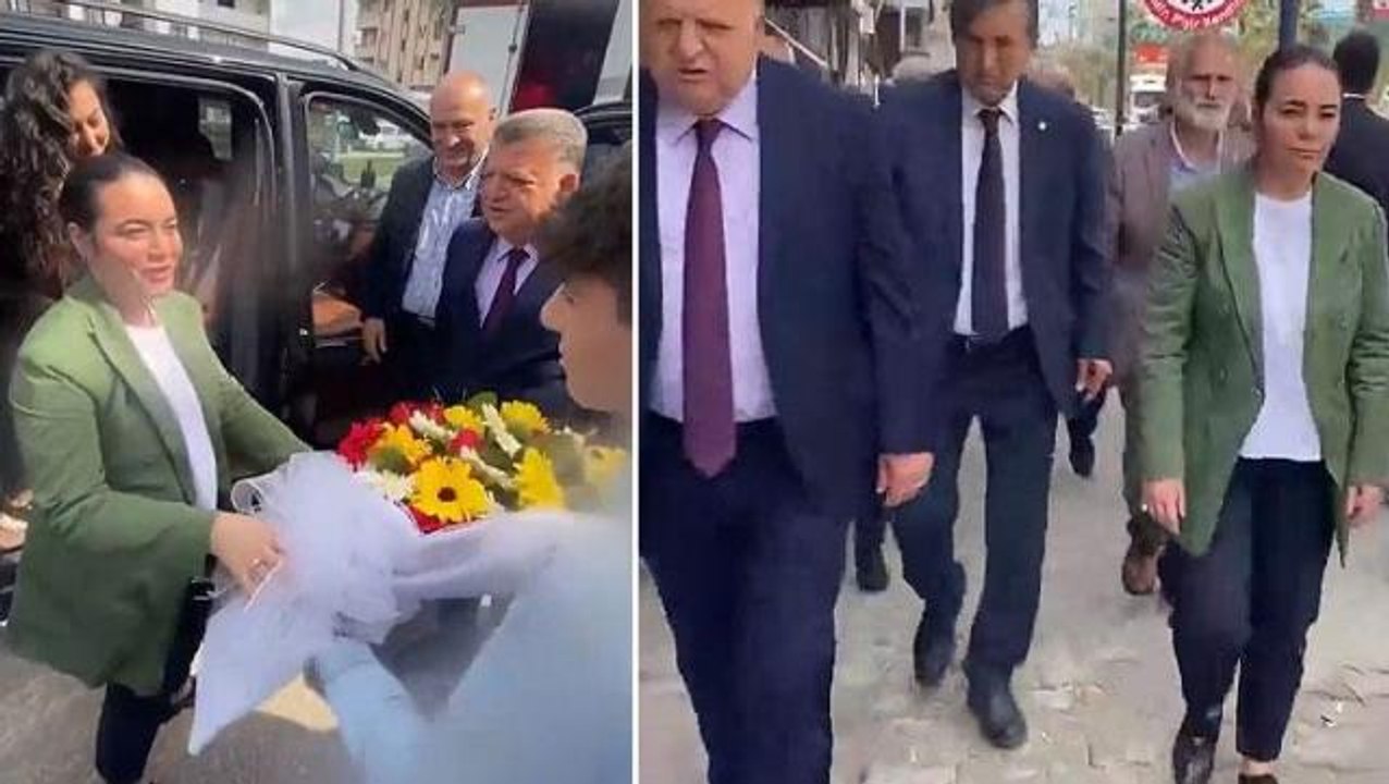 İYİ Parti'den aday olan Alparslan Türkeş'in kızı sahaya indi! Hem de "Türkeş Türkeş Gelecek" şarkısıyla