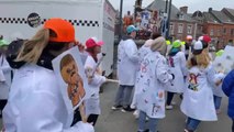La nouvelle société en cours de formation au carnaval d'Ecaussinnes (1)