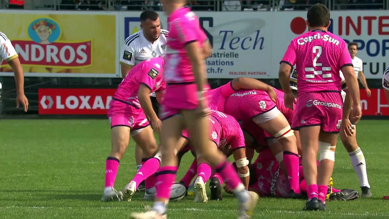 TOP 14 - Essai de Peiniasi DAKUWAQA (SFP) - CA Brive - Stade Français Paris - Saison 2022-2023