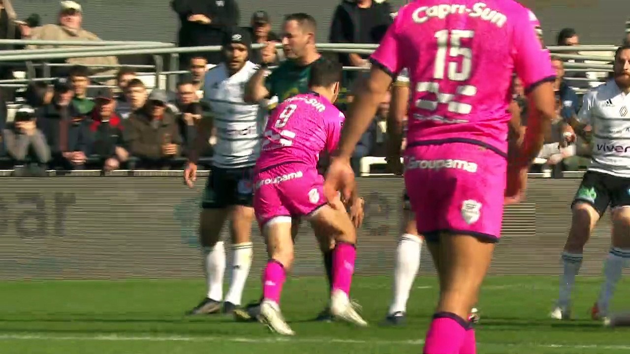 TOP 14 - Essai de Sekou MACALOU (SFP) - CA Brive - Stade Français Paris - Saison 2022-2023