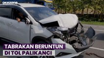 7 Kendaraan Pemudik Tabrakan Beruntun di Tol Palikanci