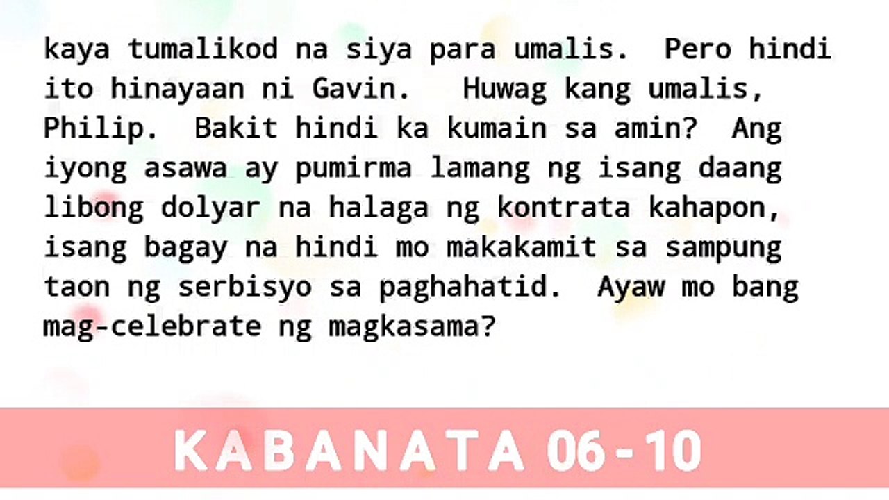 Ang Nag-iisang TAGAPAGMANA ( 06 - 10 )