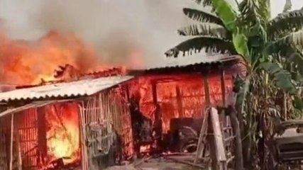 समस्तीपुर: मछली के दुकान में लगी भीषण आग, हजारों की संपति जलाकर राख