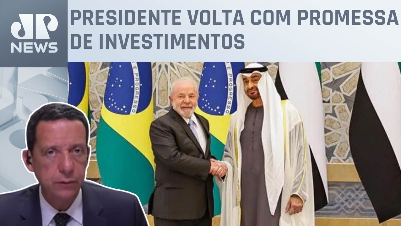 Lula volta ao Brasil com sua comitiva após visi...