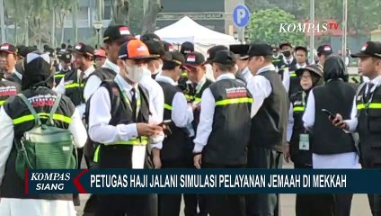 Petugas Haji 2023 Gelar Gladi Posko dan Manasik untuk Pelayaan Jemaah Haji