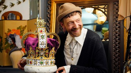 Replica of King’s coronation crown made using hundreds of Scrabble pieces