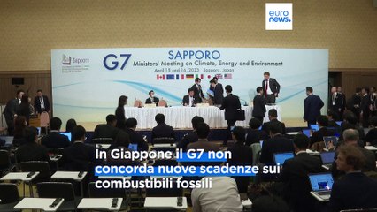Ambiente: G7 di Sapporo poco ambizioso sui combustibili fossili