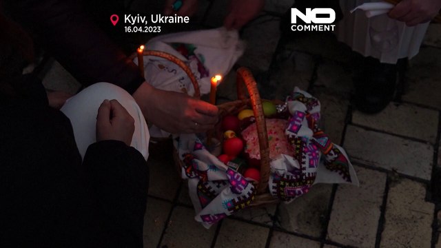 Les Ukrainiens fêtent la Pâques orthodoxe malgré les bombardements russes