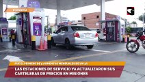 Aumento de combustibles  Las estaciones de servicio ya actualizaron sus carteleras de precios en Misiones