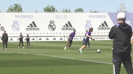 El Real Madrid prepara el partido contra el Chelsea tras la victoria liguera