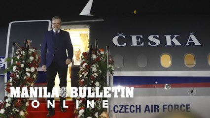 Czech Republic PM arrives in Manila for official visit
