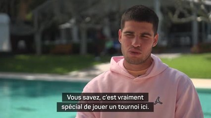 Barcelone - Alcaraz : "Vraiment spécial de jouer un tournoi ici"