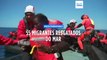 Mais de 50 migrantes resgatados no Mediterrâneo central