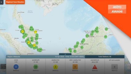 Cheras, Segamat terus catat IPU tidak sihat
