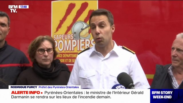 Incendie dans les Pyrénées-Orientales: les pompiers sont encore en lutte sur le feu , affirme le préfet Rodrigue Furcy