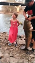 Rally Catches A Catfish Bigger Than Her