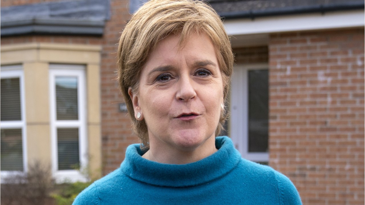 Leaked footage of Nicola Sturgeon shows her iss...