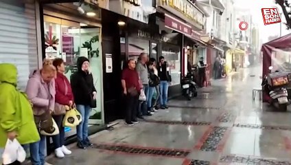 Edirne'de sağanak yağış etkili oldu