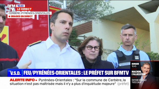 Incendie dans les Pyrénées-Orientales: La sécheresse de la végétation a fortement contribué à cette situation , affirme le préfet Rodrigue Furcy