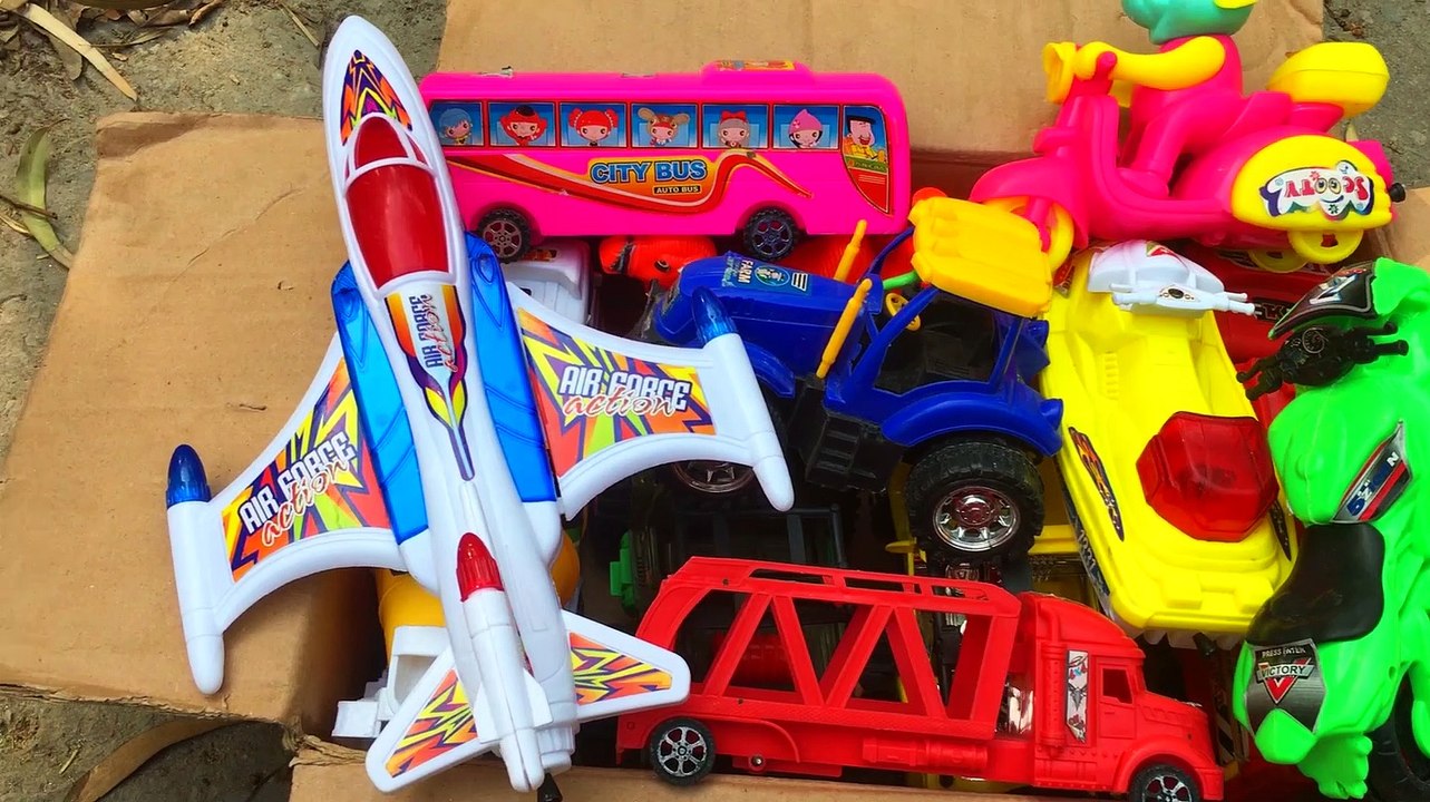 Box Full Of Crazy Toy Collection/Super Bike,Jeep,Monster Truck,Airoplane,oil Tanker,Mahindra Thar 