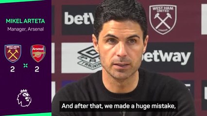 Download Video: Arteta 'worried' after Arsenal let another two-goal advantage slip