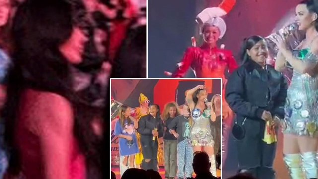 Kim Kardashian’s daughter North West joins Katy Perry on Las Vegas stage