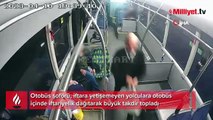 Otobüs şoföründen takdir toplayan hareket