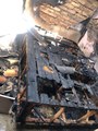 Incêndio destrói cômodos de residência na cidade de Lagoa da Canoa
