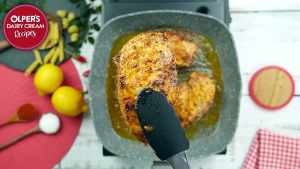 Creamy Lemon Butter Chicken Pasta Recipe - Courtesy Food Fusion