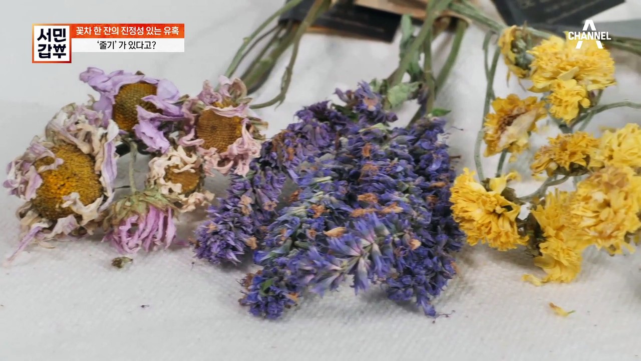 [#서민갑부] 꽃가루 휘날리며~ 흩날리는 돈소리가♬ 특허받은 꽃차 하나로 인생에 봄이...