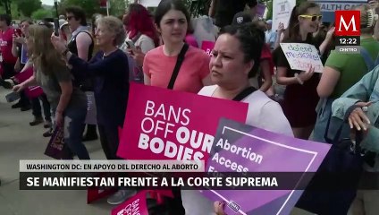 Cientos de personas marchan en Washington por el derecho al aborto