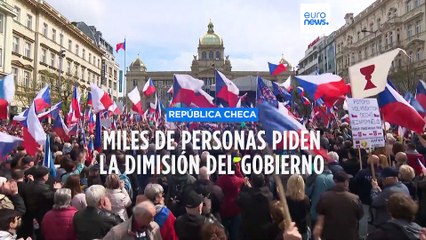 Descargar video: Miles de checos condenan la subida delos precios del Gobierno en las calles de Praga