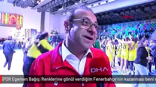 SPOR Egemen Bağış: Renklerine gönül verdiğim Fenerbahçe'nin kazanması beni mutlu etti