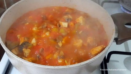 TAVUKLU MANTAR SOTE O KADAR LEZZETLİ Kİ YEMELERE DOYAMADIK