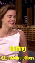 Emma Watson at jimmy show