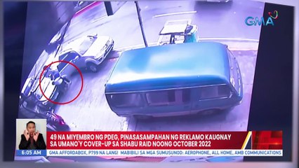 49 na miyembro ng PDEG, pinasasampahan ng reklamo kaugnay sa umano'y cover-up sa shabu raid noong October 2022 | UB