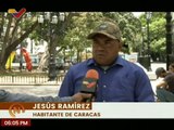 Pueblo caraqueño expresa su opinión sobre el Presidente Nicolás Maduro a 10 años de su elección