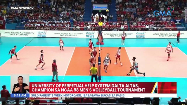 University of Perpetual Help System Dalta Altas, champion sa NCAA 98 Men's Volleyball Tournament | UB