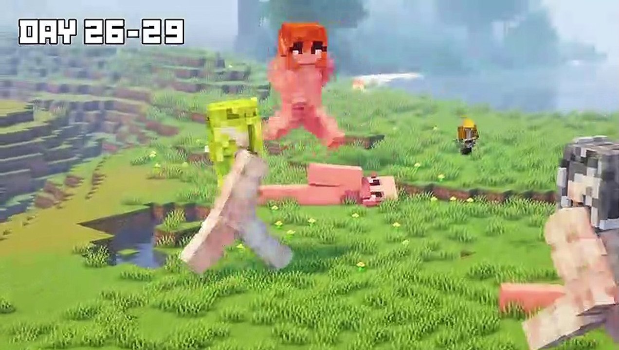 I Survived 100 DAYS in ATTACK on TITAN in HARDCORE Minecraft!